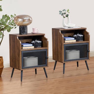 Endrik Metal Nightstand